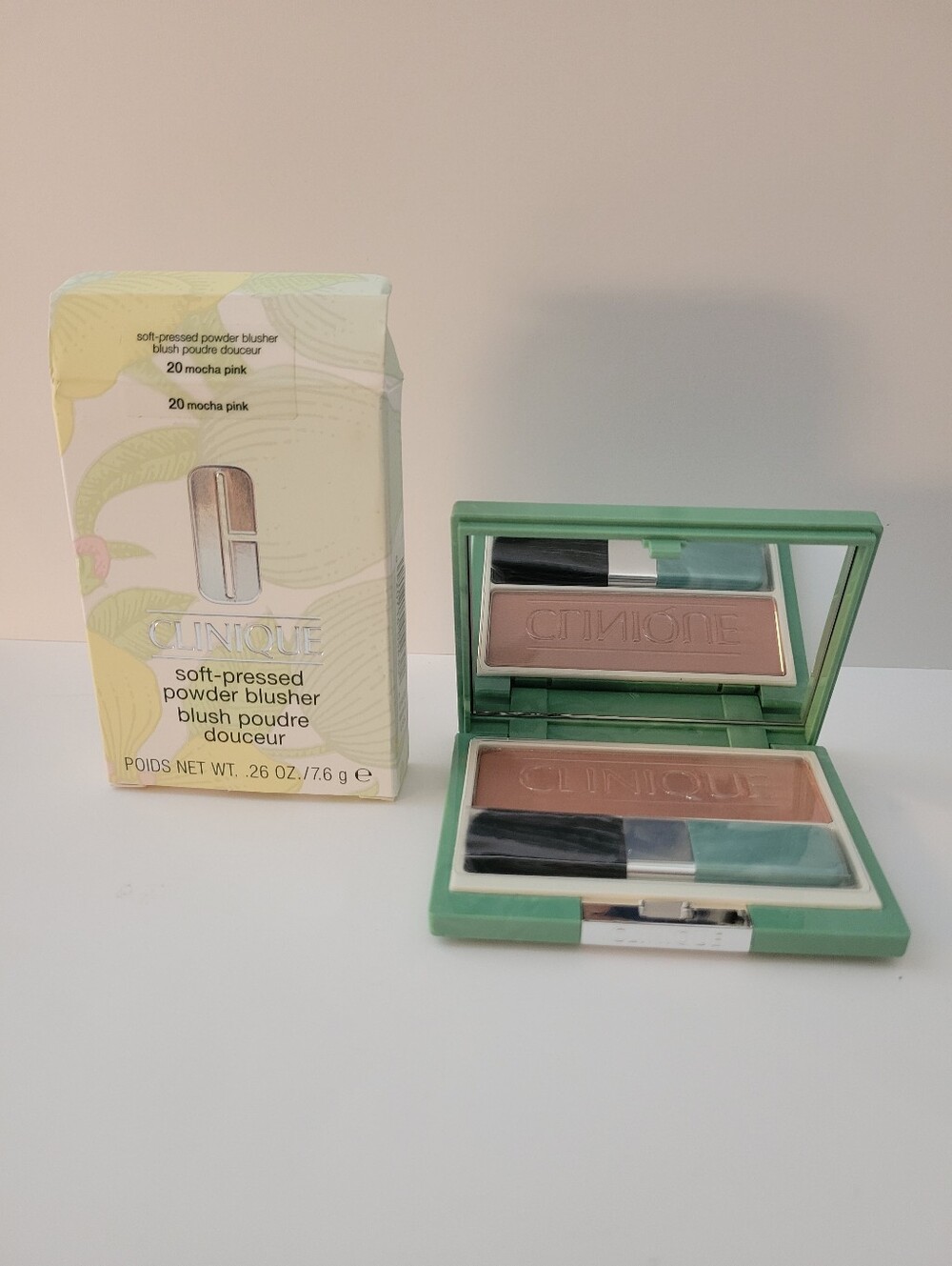 CLINIQUE Soft-Pressed Powder Blusher •MOCHA PINK• .26 oz •New in box• Soft Glam - Picture 2 of 6